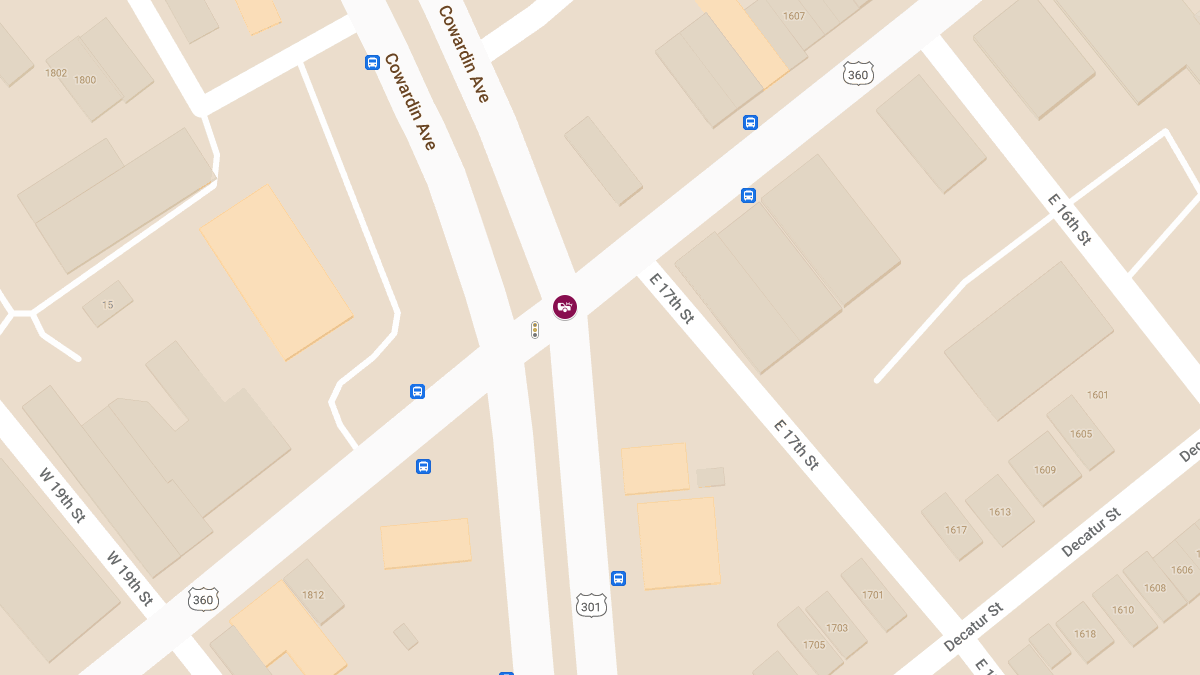 Crash with Injuries at Hull St & Richmond Hwy