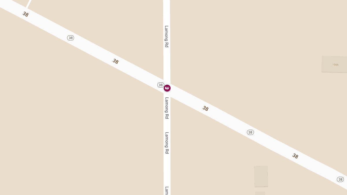 Crash with Injuries at Lamong Rd & W SR-38