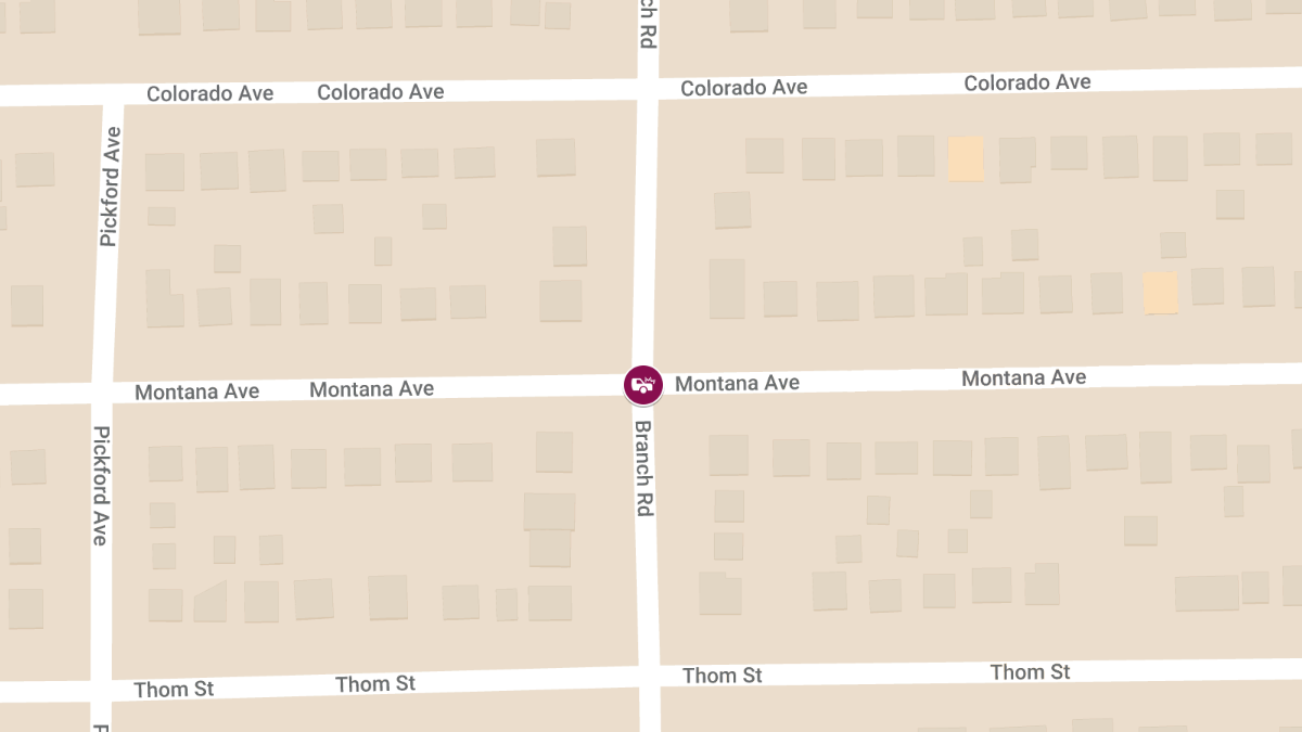 Crash with Injuries at Montana Ave & Branch Rd