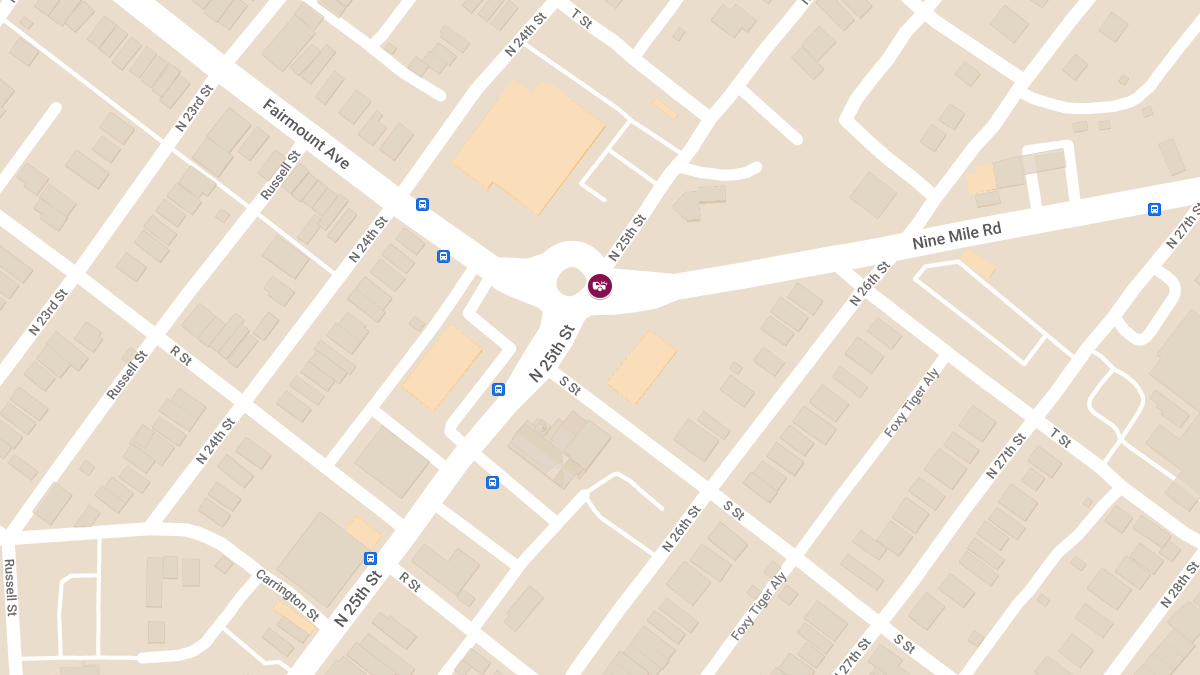 Crash with Injuries at N 25th St and Nine Mile Rd