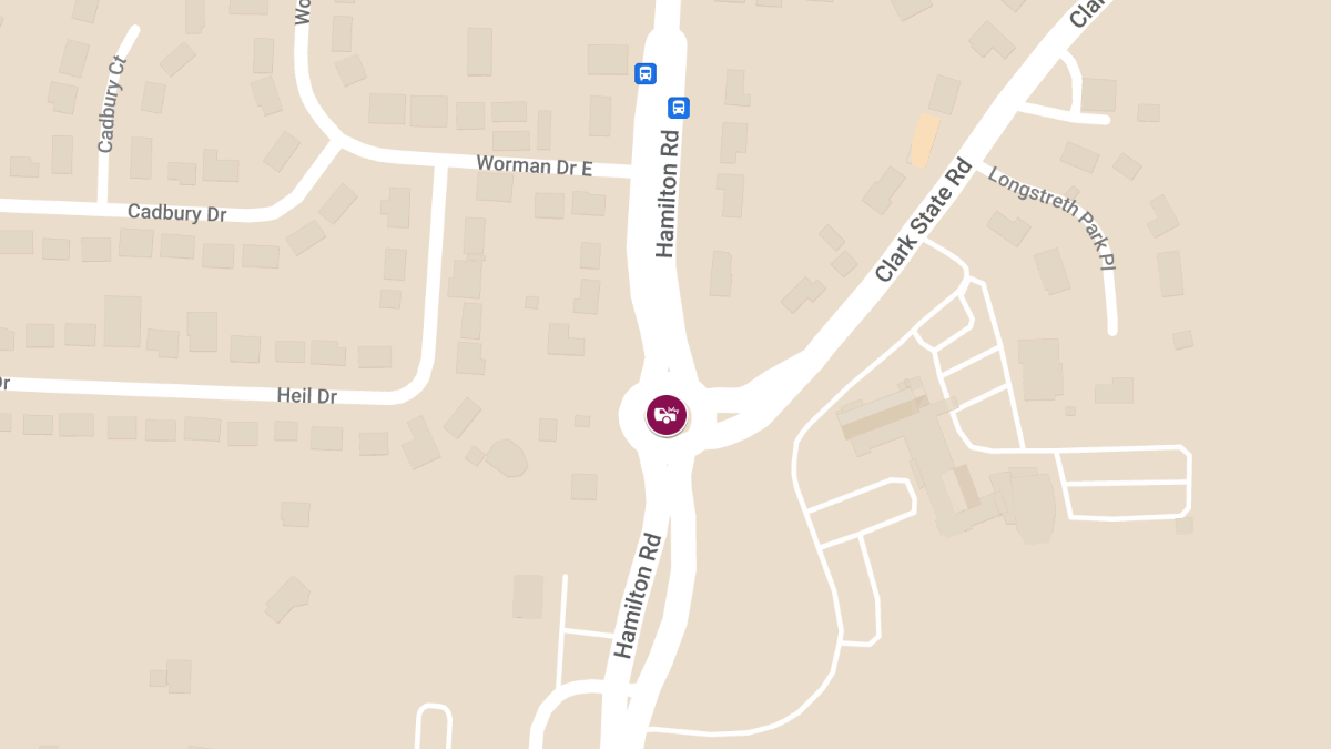 Crash with Injuries at N Hamilton Rd & Clark State Rd