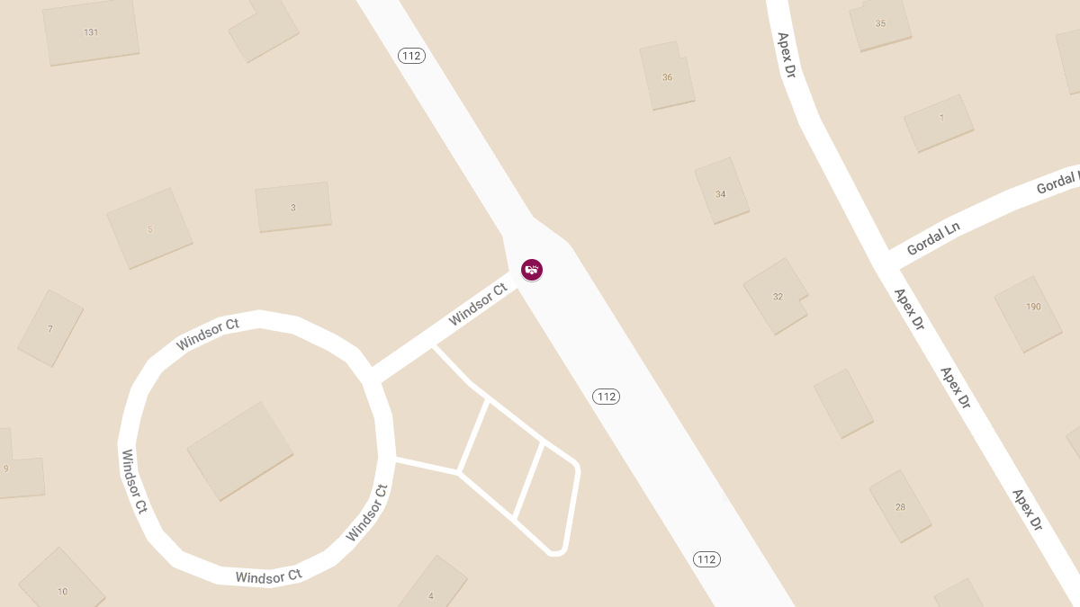 Crash with Injuries at RT 112 & Windsor Ct