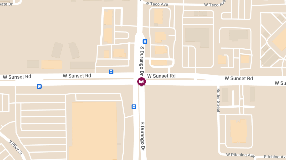 Crash with Injuries at S Durango Dr & W Sunset Rd