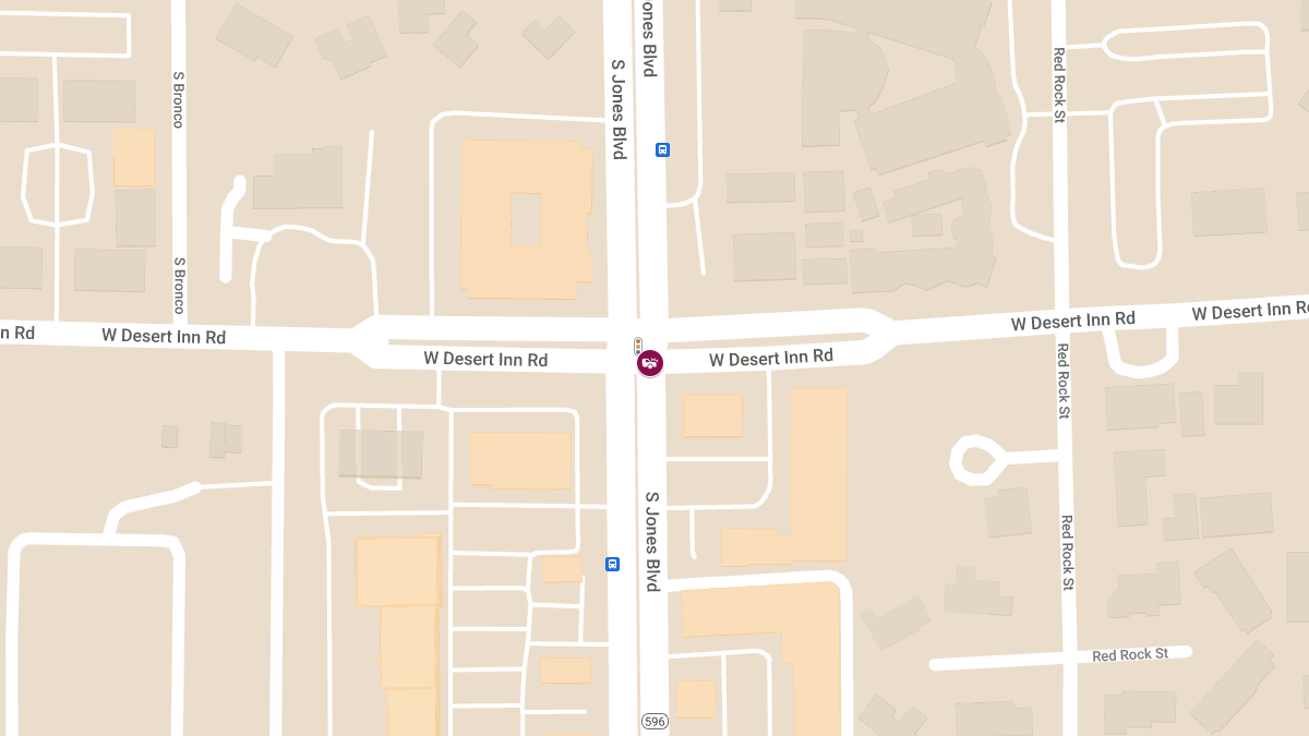 Crash with Injuries at S Jones Blvd & W Desert Inn Rd