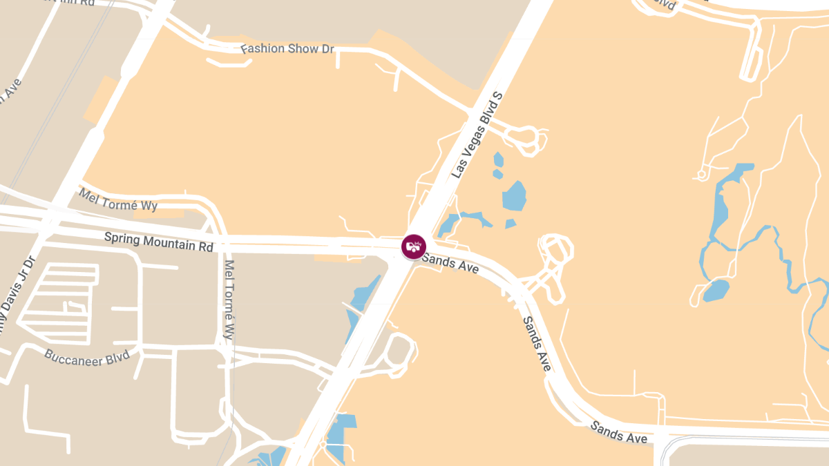 Crash with Injuries at S Las Vegas Blvd & Spring Mountain Rd