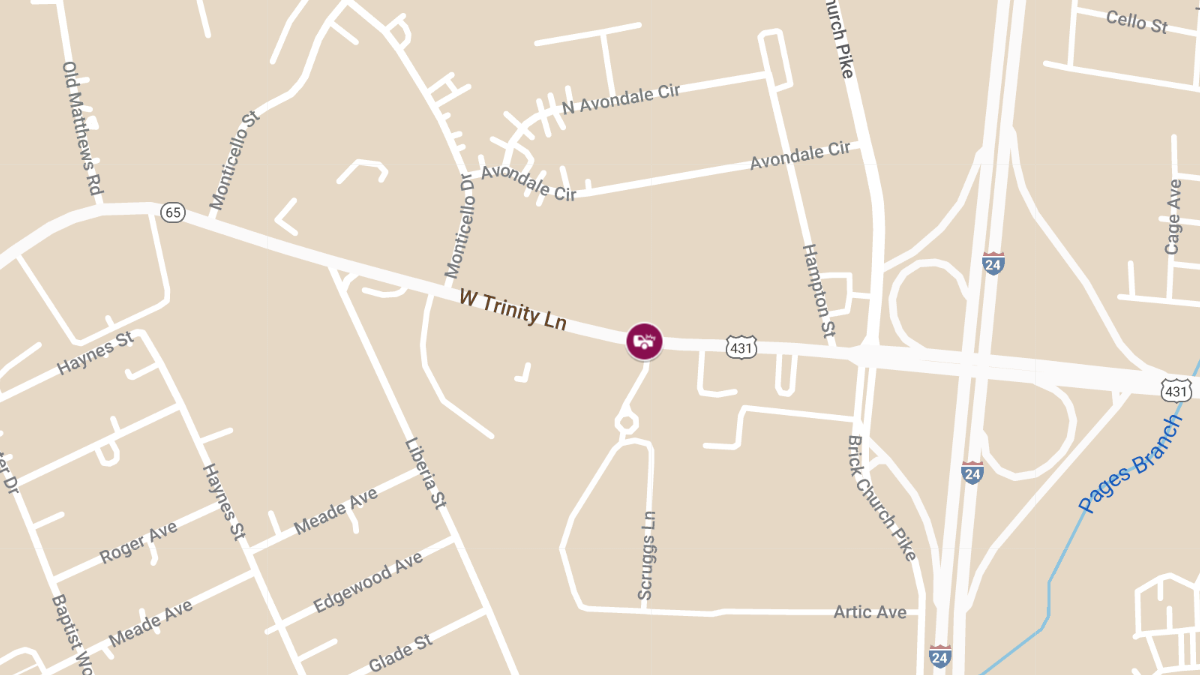 Crash with Injuries at Scruggs Ln / W Trinity Ln