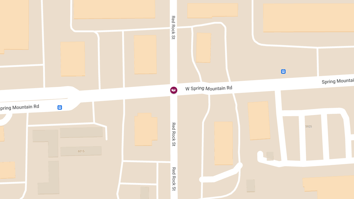 Crash with Injuries at Spring Mountain Rd & Red Rock St