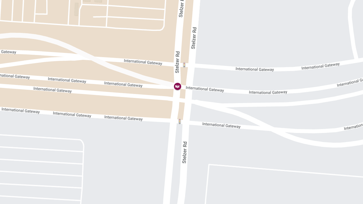Crash with Injuries at Stelzer Rd & International Gateway
