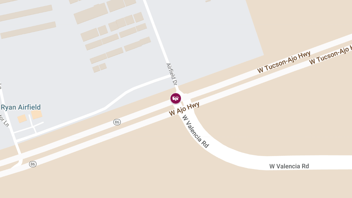 Crash with Injuries at Valencia Rd & Littletown Rd