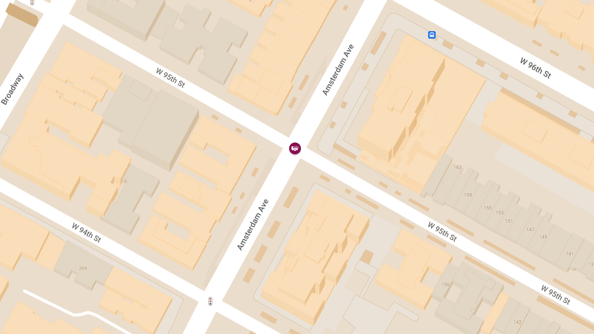 Crash with Injuries at W 95th St & Amsterdam Ave