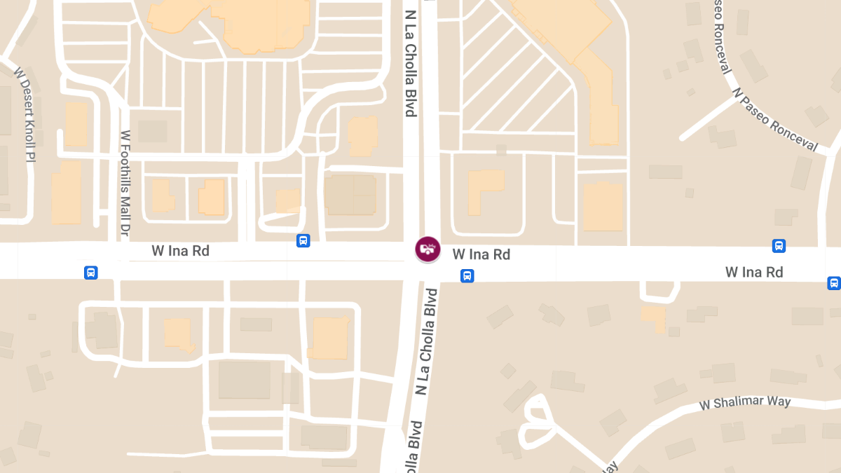 Crash with Injuries at W Ina Rd & N La Cholla Blvd