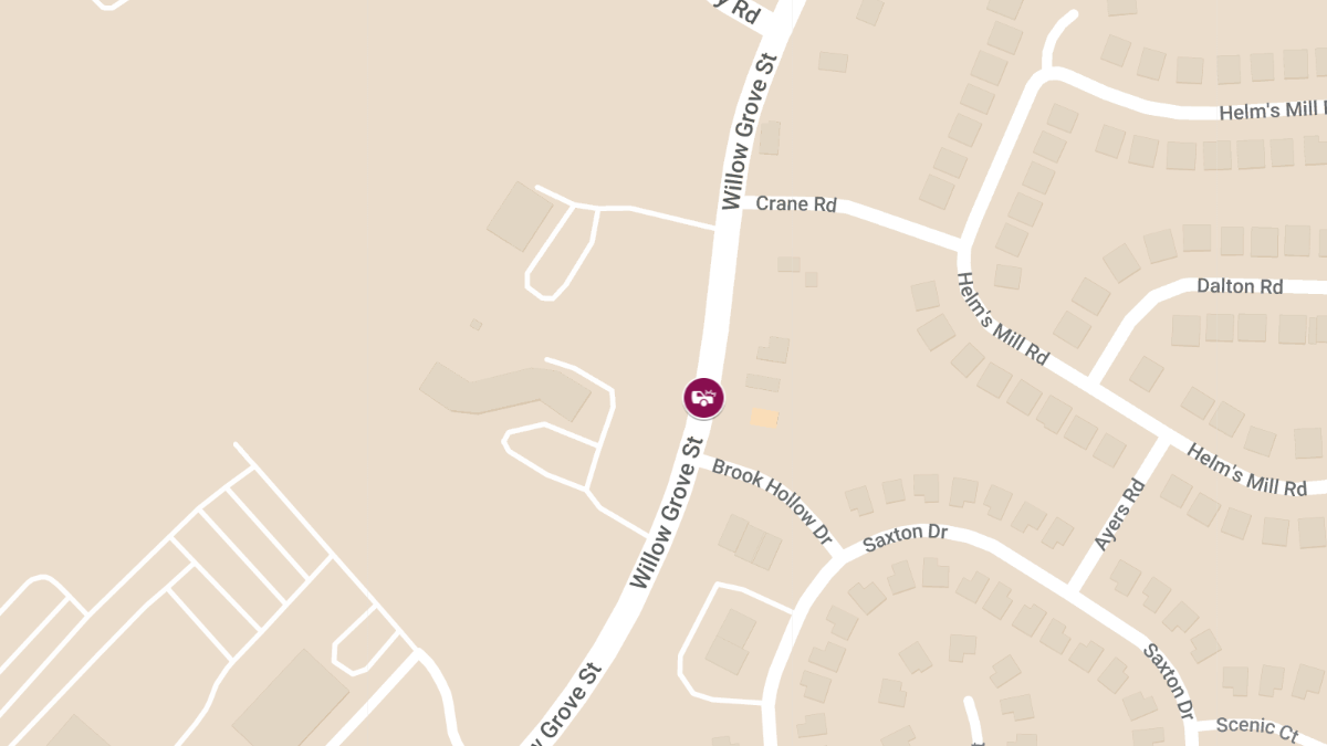 Crash with Injuries at Willow Grove IAO Hackettstown Senior Housing