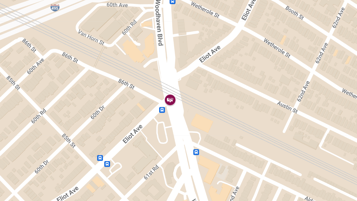 Crash with Injuries at Woodhaven Blvd & Eliot Ave