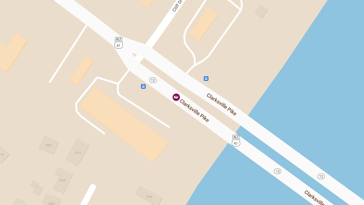 Crash with Injuries on Clarksville Pike at ML King Bridge