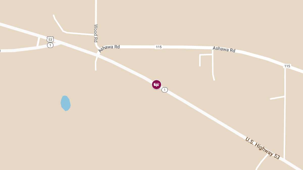 Crash with Injuries on Highway 1 near Mile Post 232