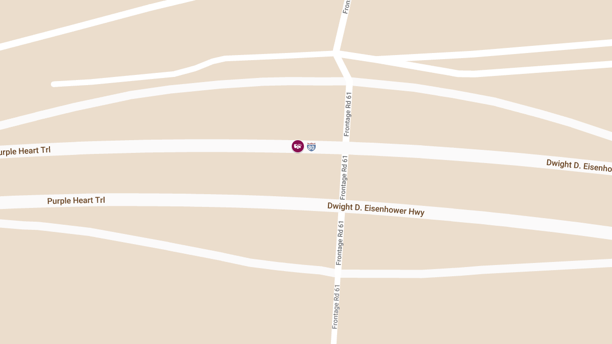 Crash with Injuries on I-80 E near Mile Marker 385