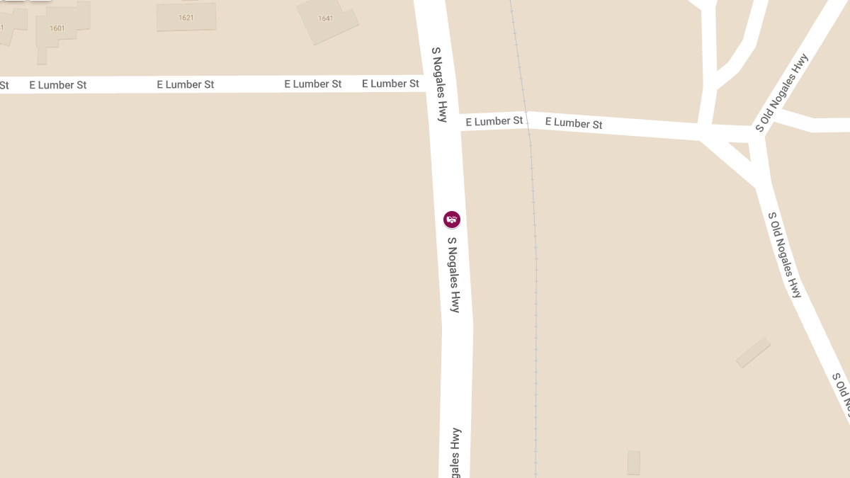 Crash with Injuries on Nogales Hwy South of Lumber St