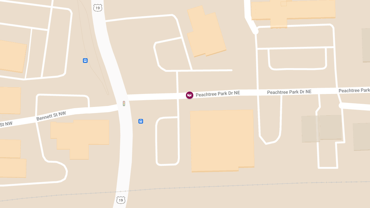 Crash with Injuries on Peachtree Park Dr NE