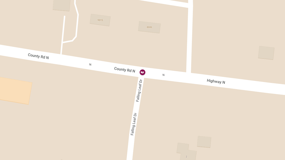 Crash with Personal Injury at Hwy N & Falling Leaf Dr