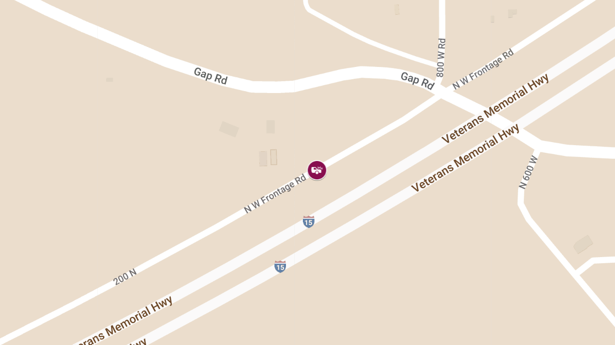 Crash with Possible Injuries on Frontage Rd by 88 NB