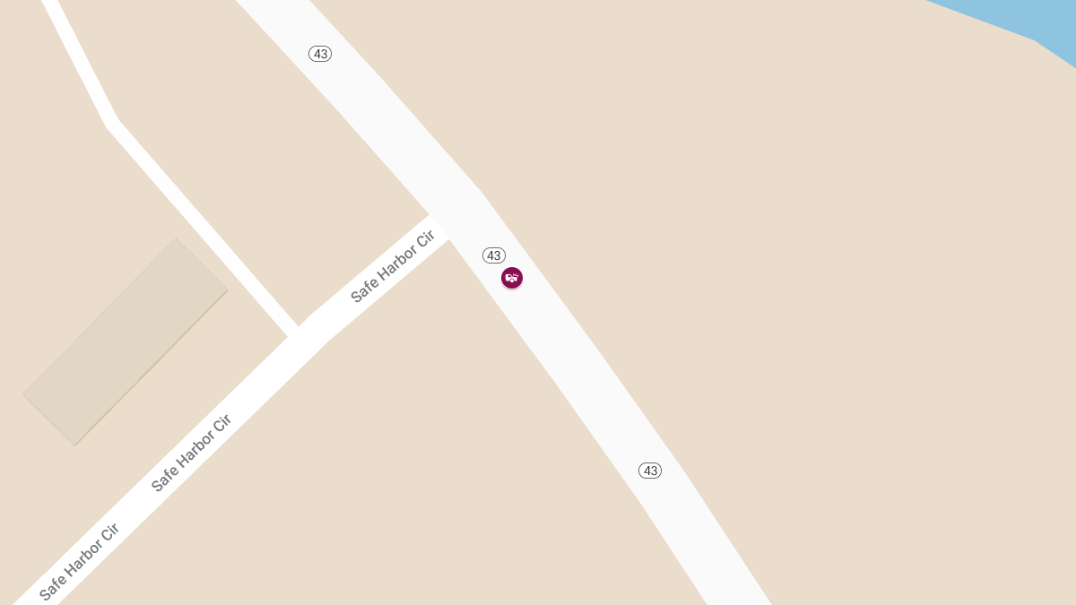 DUI Crash on MS-43 Near Safe Harbor Circle Causes Injuries