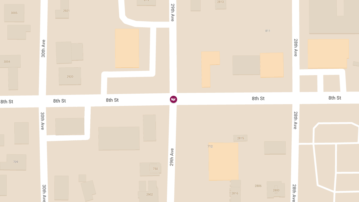 Deputy-Involved Accident with Injuries at 8th Street and 29th Avenue