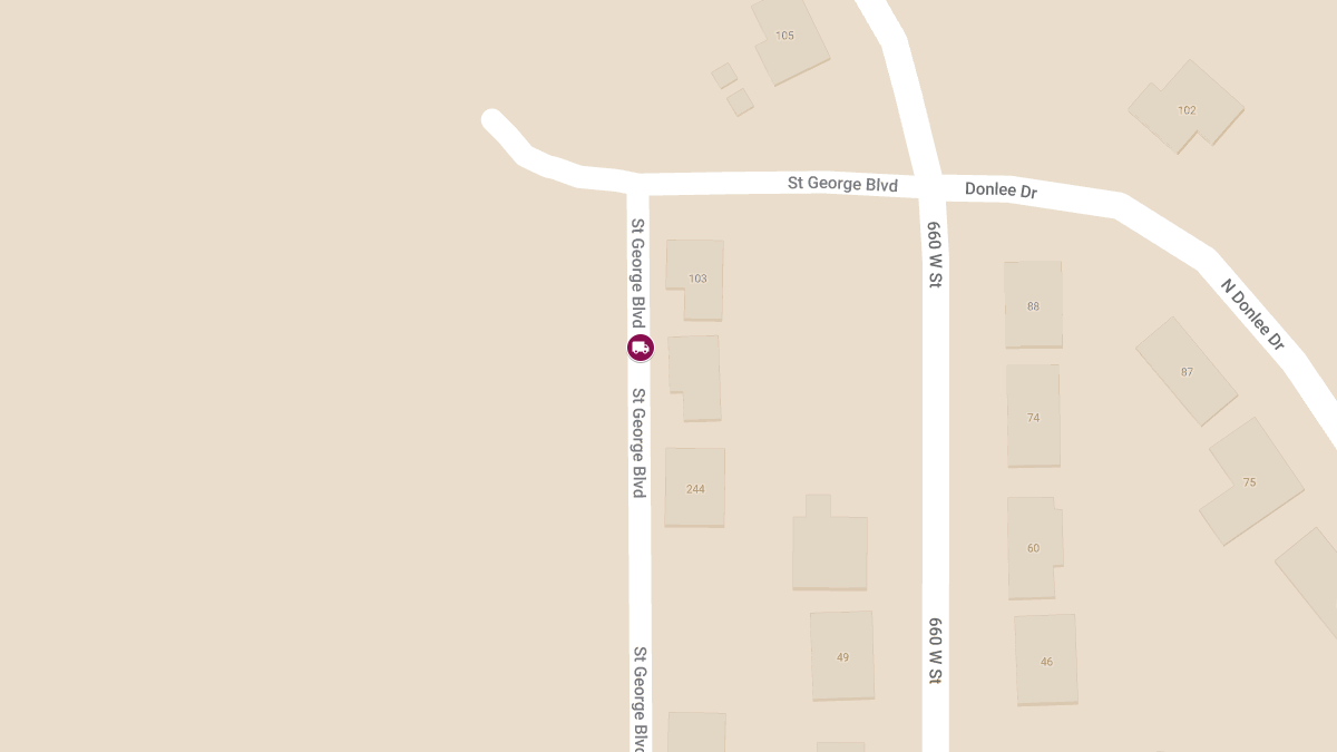 E-Bike Rider Injured in Collision with Truck on St. George Blvd
