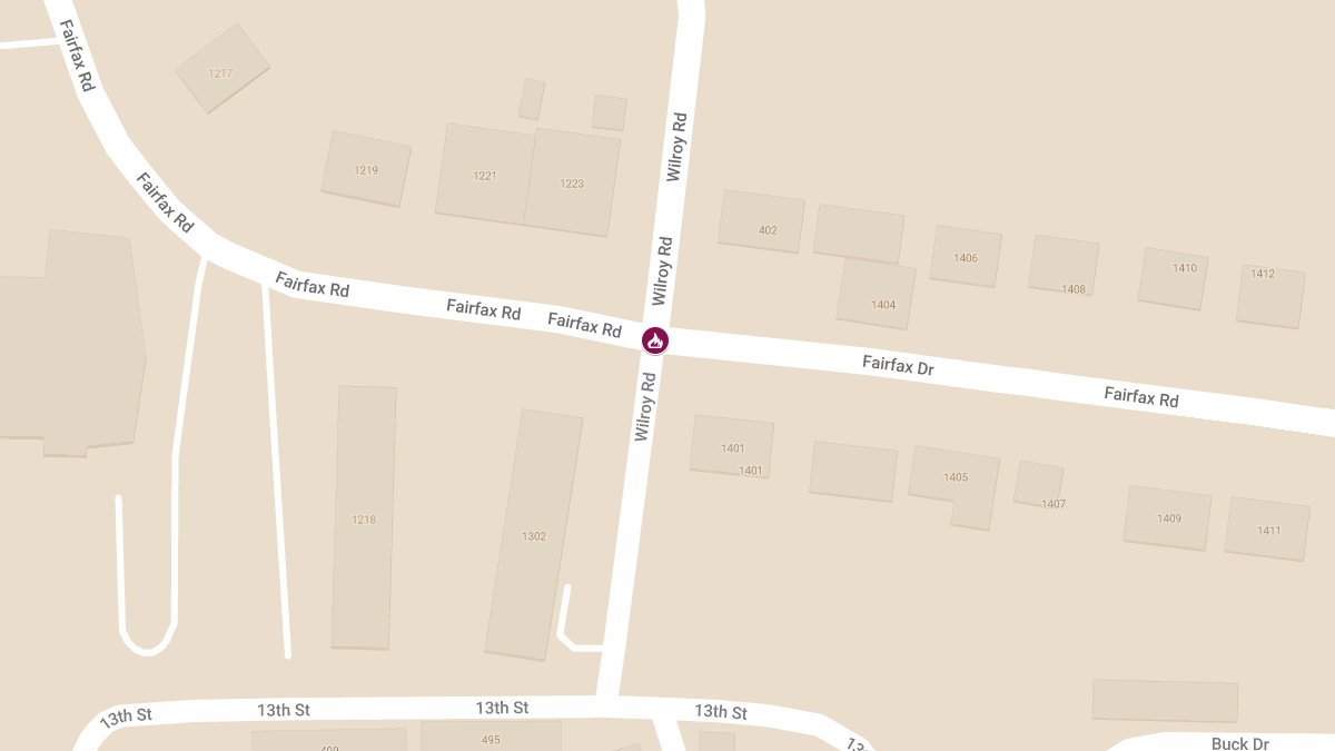 Family Displaced, One Hospitalized After House Fire on Fairfax Rd & Wilroy Rd