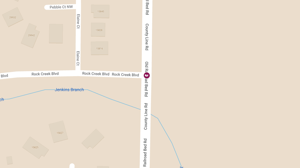 Fatal Accident at Old Railroad Bed Rd & Northwest Rock Creek Blvd