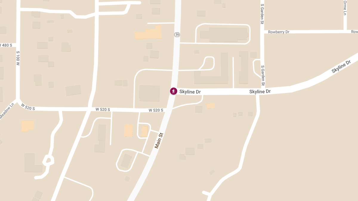 Fatal Auto-Pedestrian Crash at Skyline Dr & Main St
