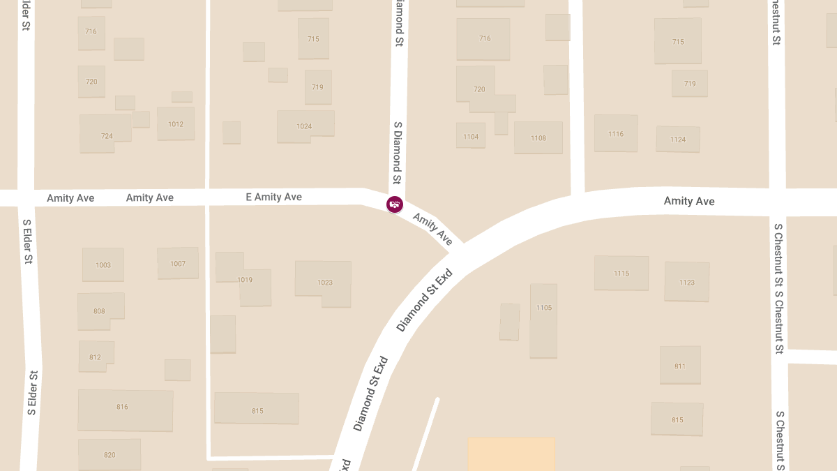 Fatal Car Crash at East Amity Ave & Diamond St