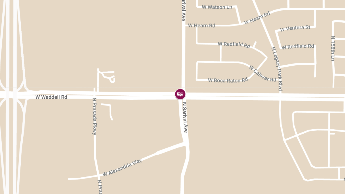 Fatal Crash Involving Two Vehicles at Waddell Rd & Sarival Rd