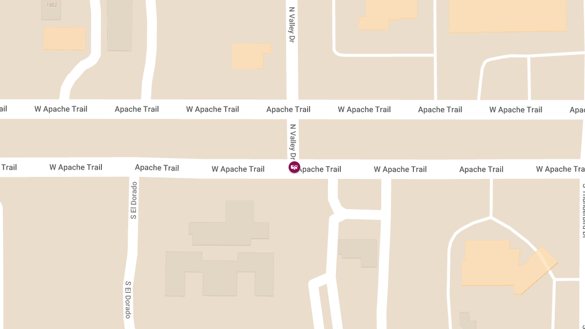 Fatal Crash and Police Officer Injured at Apache Trail and Valley Dr