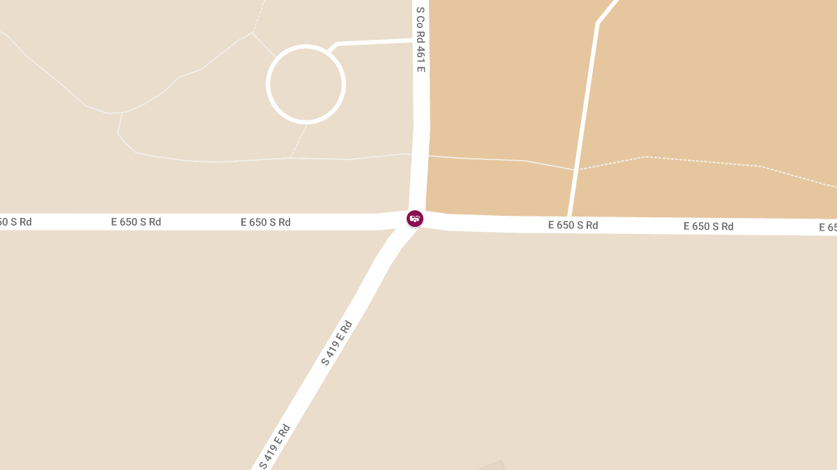 Fatal Crash at County Rd 419 E & County Rd 650 S