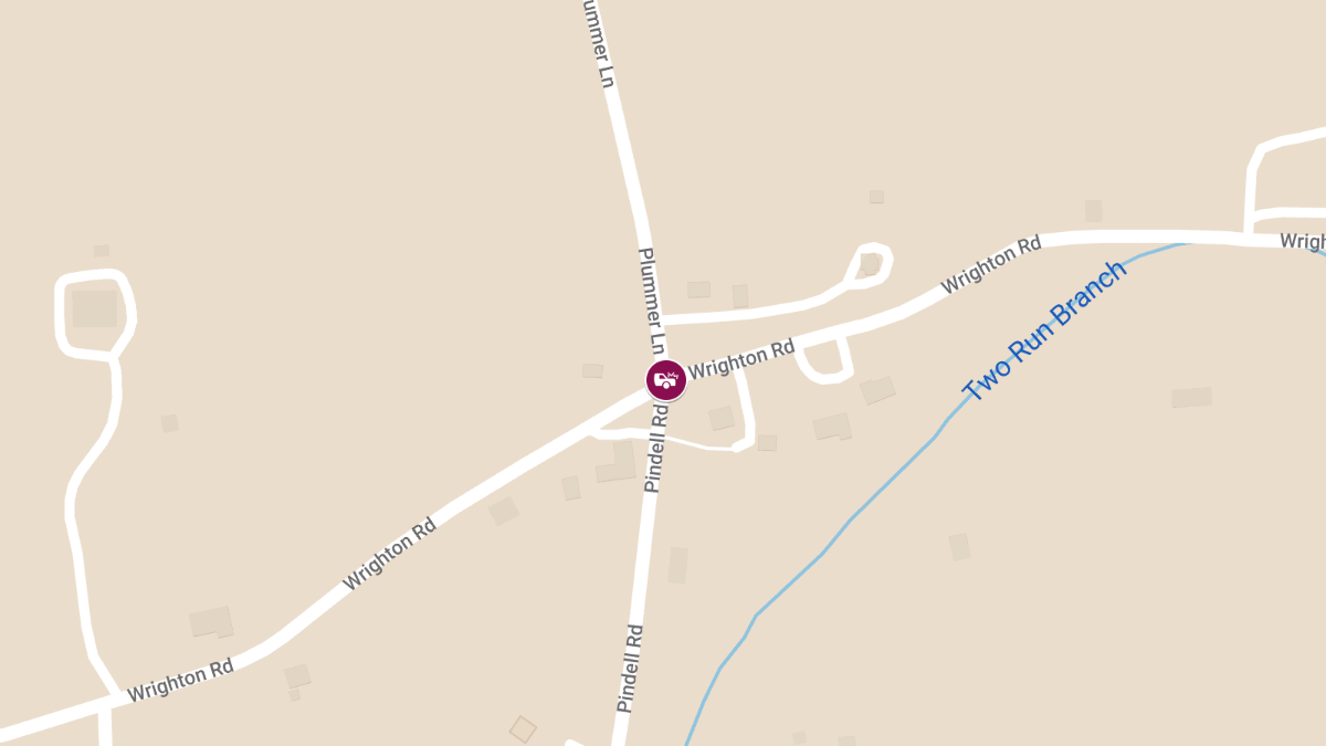 Fatal Crash at Plummer Ln & Pindell Rd