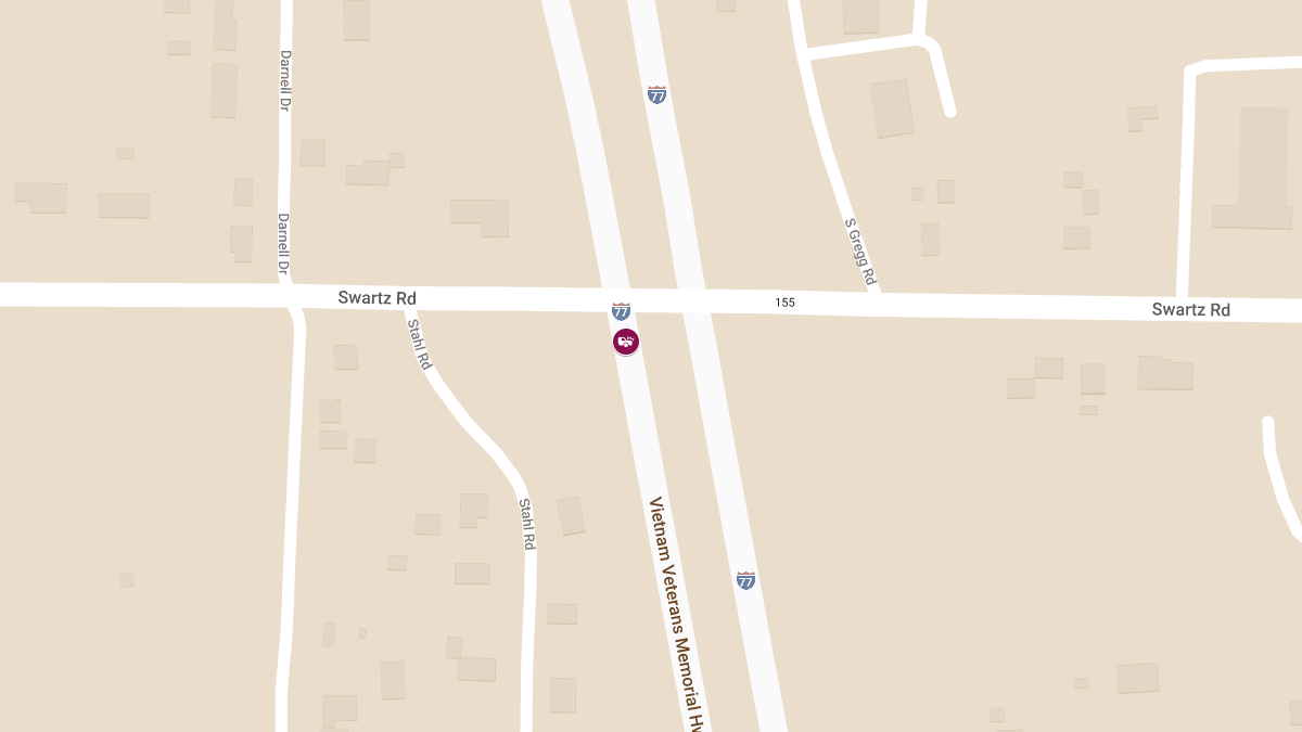 Fatal Crash on I-77 North Near Central Interchange