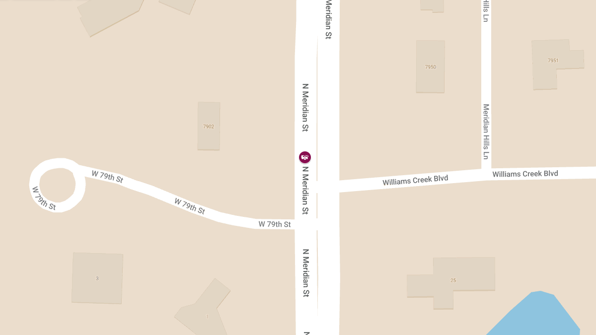 Fatal Crash on Meridian St Near W 79th St