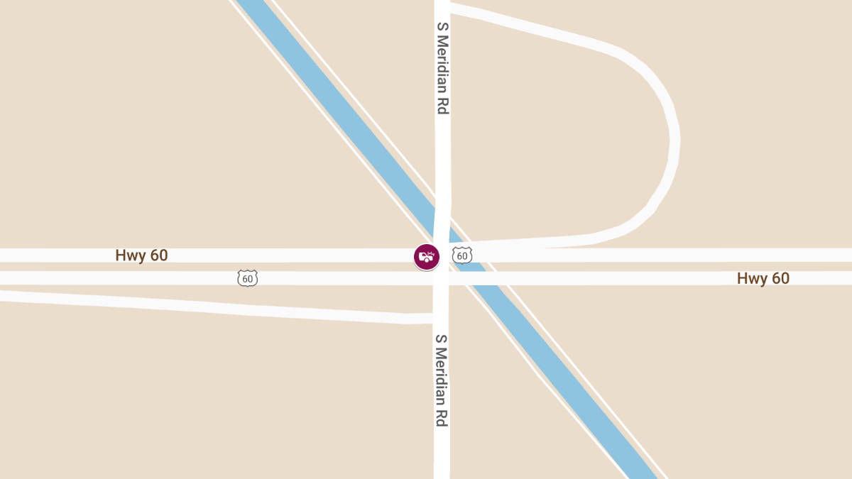 Fatal Crash on US 60 near Meridian Rd