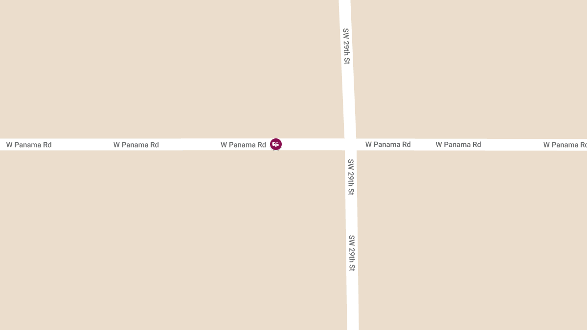 Fatal Crash on West Panama Rd Near Southwest 29th St