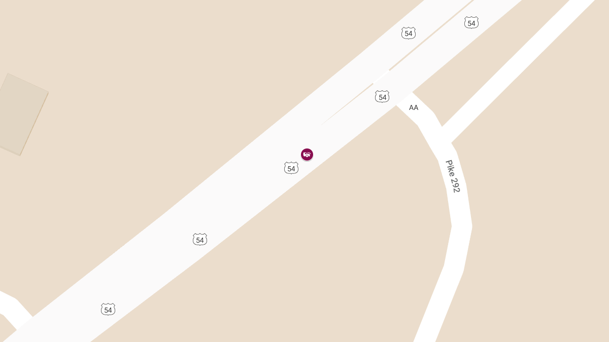 Fatal Head-On Collision on US-54 West of Pike 292