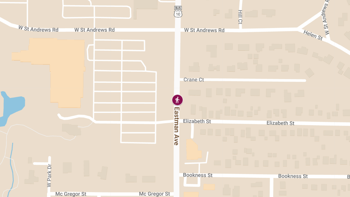 Fatal Hit-and-Run Pedestrian Crash at Eastman Ave & Elizabeth St