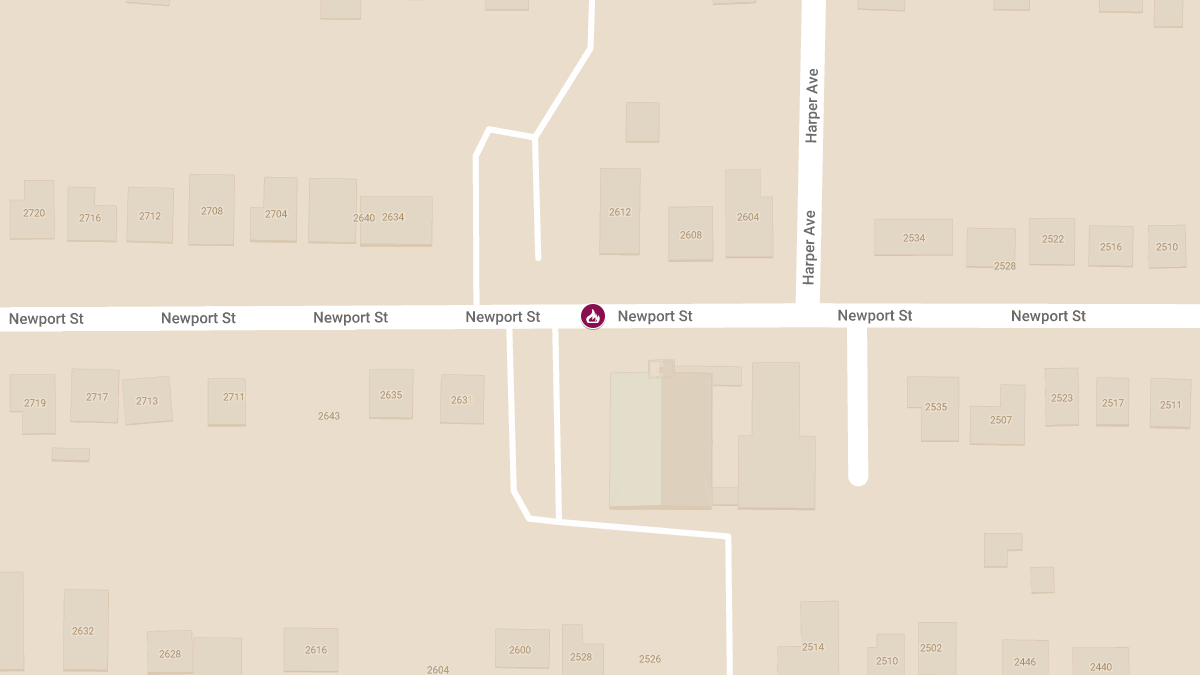 Fatal House Fire at 2700 Block of Newport St