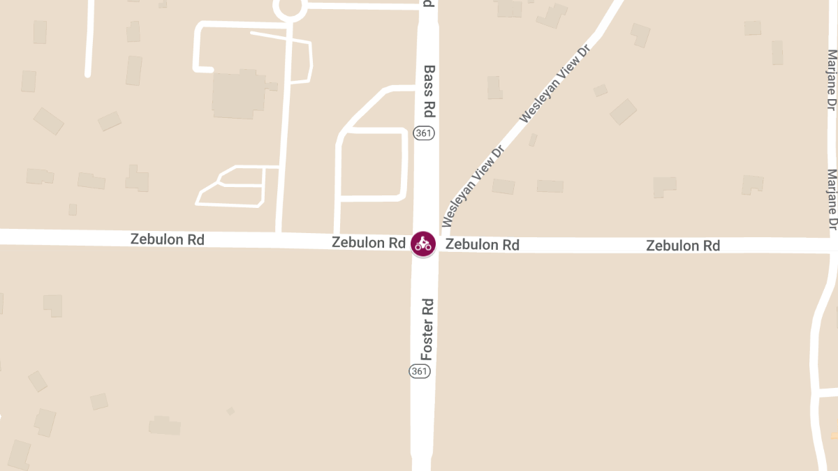Fatal Motorcycle and SUV Collision at Bass Rd & Zebulon Rd