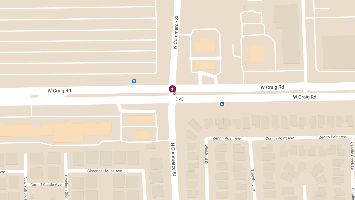 Fatal Pedestrian Accident at Craig Rd & Commerce St