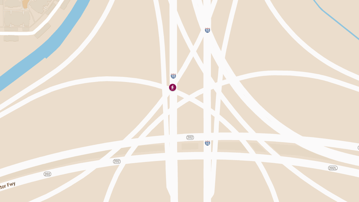 Fatal Pedestrian Accident on I-10 Transition Ramp to Loop 202 Santan Freeway