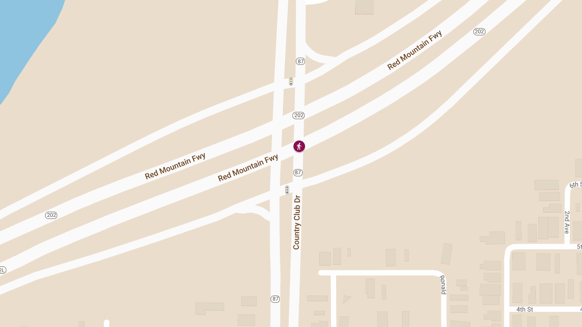 Fatal Pedestrian Accident on Loop 202 at Country Club Dr