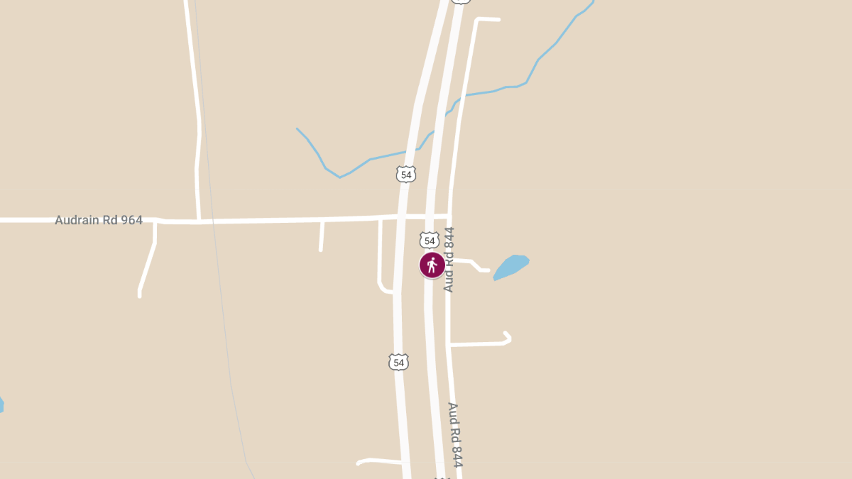 Fatal Pedestrian Accident on US 54 Near Audrain Rd 964