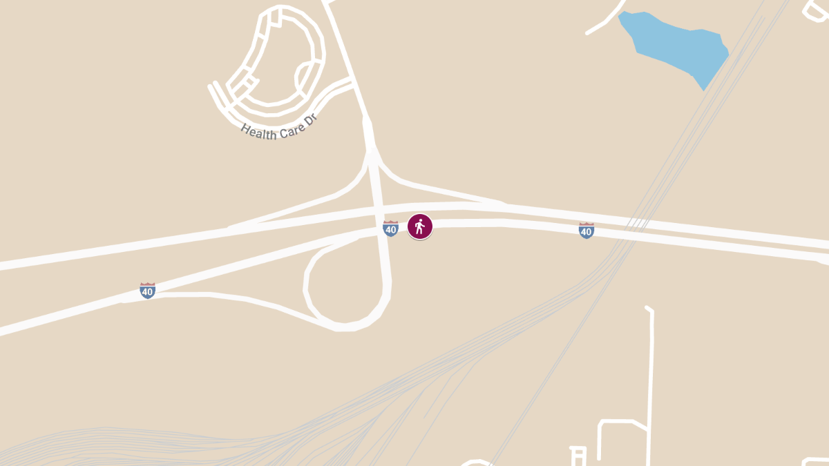 Fatal Pedestrian Crash on I-40 at Mile Marker 146