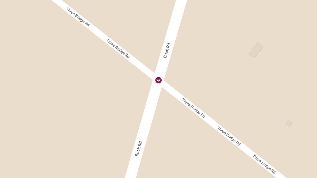 Fatal Two-Vehicle Crash at Buck Rd & Three Bridge Rd