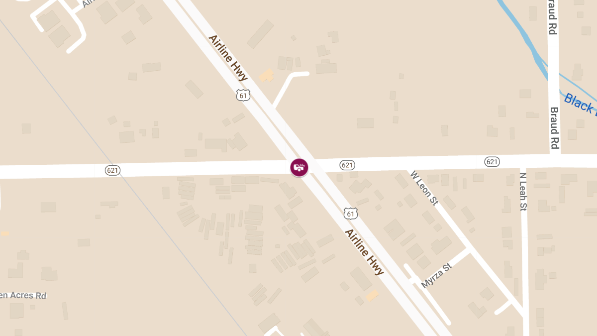 Fatal Two-Vehicle Crash on US 61 at LA 621